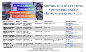 Fête du travail